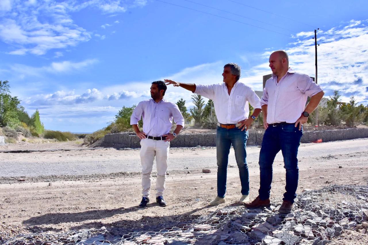 SASTRE RECORRIÓ OBRAS FINALIZADAS EN QUINTAS DEL MIRADOR