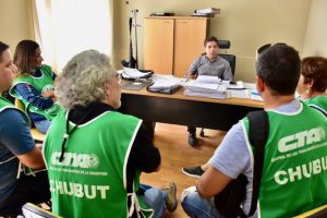 EBENE RECIBIÓ A DELEGADOS DE ATE