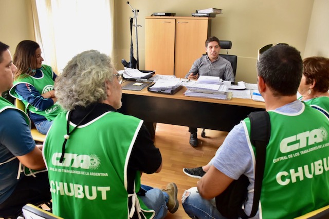 EBENE RECIBIÓ A DELEGADOS DE ATE