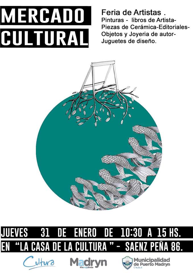 JUEVES DE MERCADO CULTURAL EN MADRYN