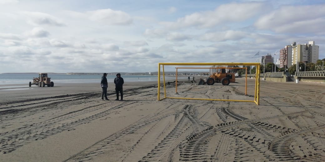 MADRYN SE PREPARA PARA INAUGURAR LOS JUEGOS ARGENTINOS DE PLAYA