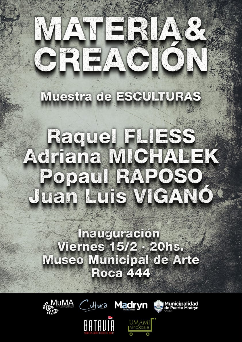 INAUGURAN LA MUESTRA DE ESCULTURAS “MATERIA Y CREACIÓN” 