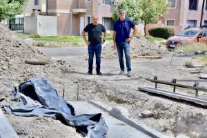 SASTRE RECORRIÓ OBRAS EN LA ZONA SUR, CENTRO Y OESTE