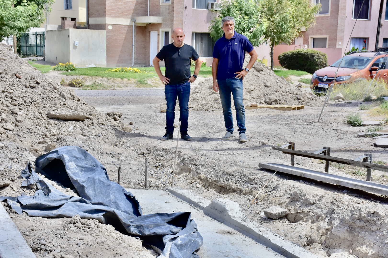 SASTRE RECORRIÓ OBRAS EN LA ZONA SUR, CENTRO Y OESTE
