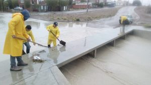 LLUVIAS EN MADRYN: PRIMER INFORME DEL COEM