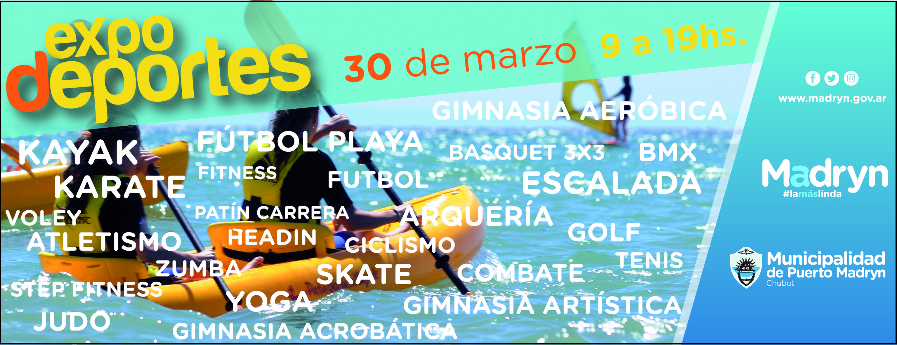 LA EXPO DEPORTES SE REALIZARÁ AL AIRE LIBRE