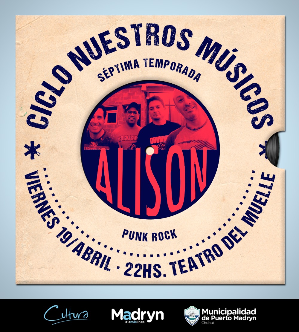 CICLO NUESTROS MÚSICOS: ALISON SE PRESENTARÁ EL VIERNES EN EL TEATRO DEL MUELLE 