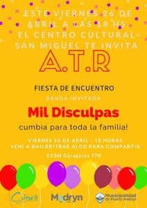 FIESTA “ATR” EN EL CENTRO CULTURAL SAN MIGUEL