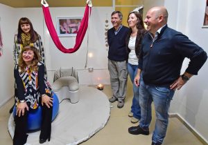SASTRE EN LA INAUGURACIÓN DE LA SALA DE PREPARTO DEL HOSPITAL
