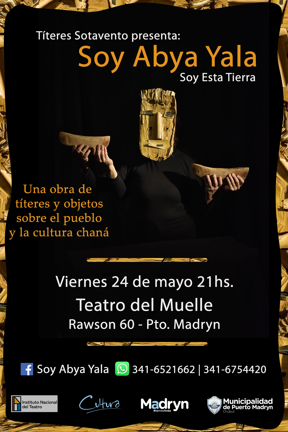 OBRA DE TÍTERES Y OBJETOS EN EL TEATRO DEL MUELLE