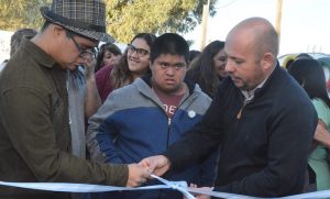 SASTRE EN LA INAUGURACIÓN DEL VIVERO “CULTIVANDO SUEÑOS”