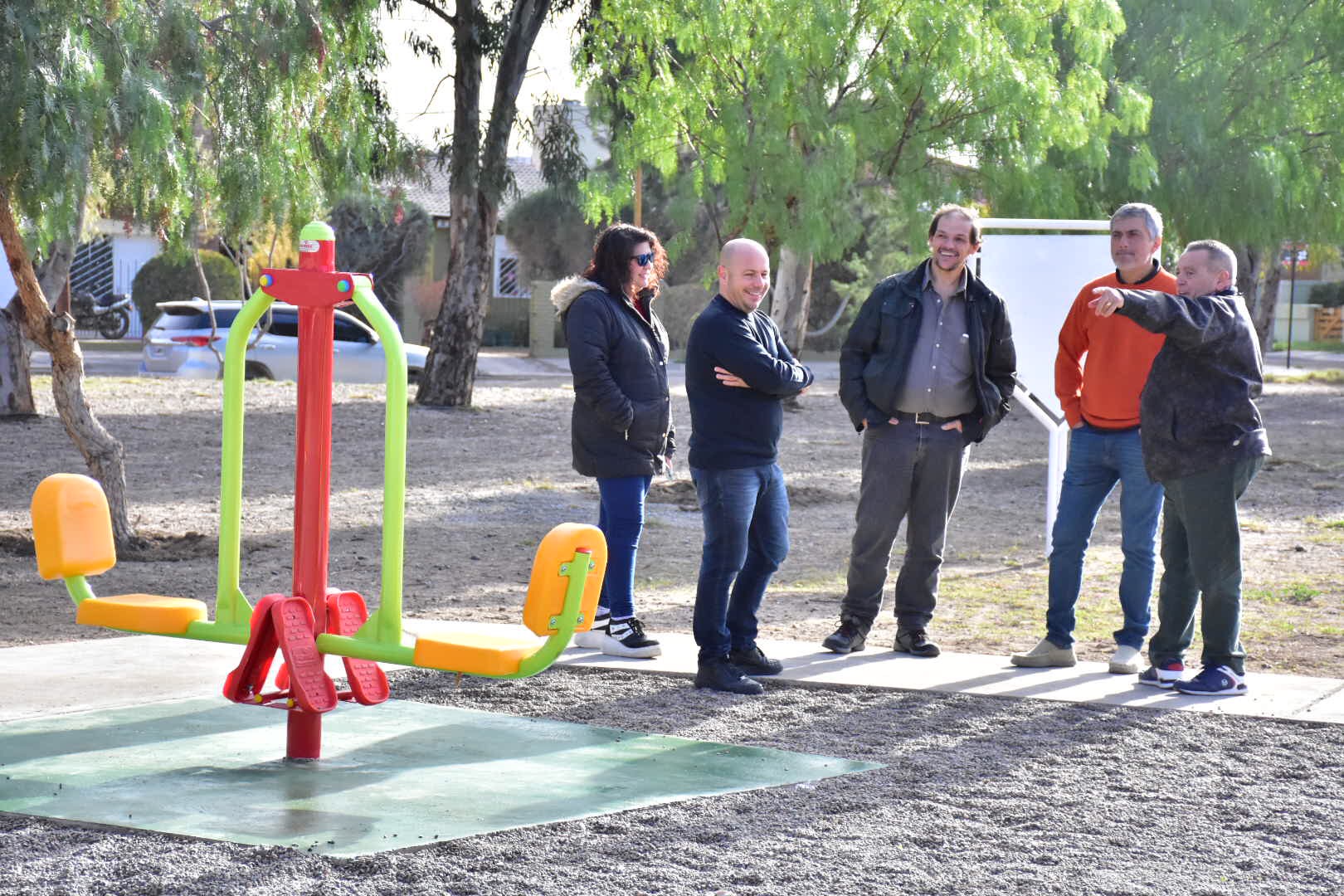 SASTRE INAUGURÓ LA PLAZA SALUDABLE EN BARRIO “DEL DESEMBARCO”