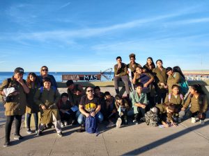 ESTUDIANTES DEL COLEGIO DE PESCA RECORRIERON EL CENTRO DE LA CIUDAD CON UNA MIRADA HISTÓRICA