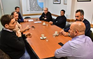 SASTRE RECIBIÓ A INSTITUCIONES LOCALES DEL BUCEO