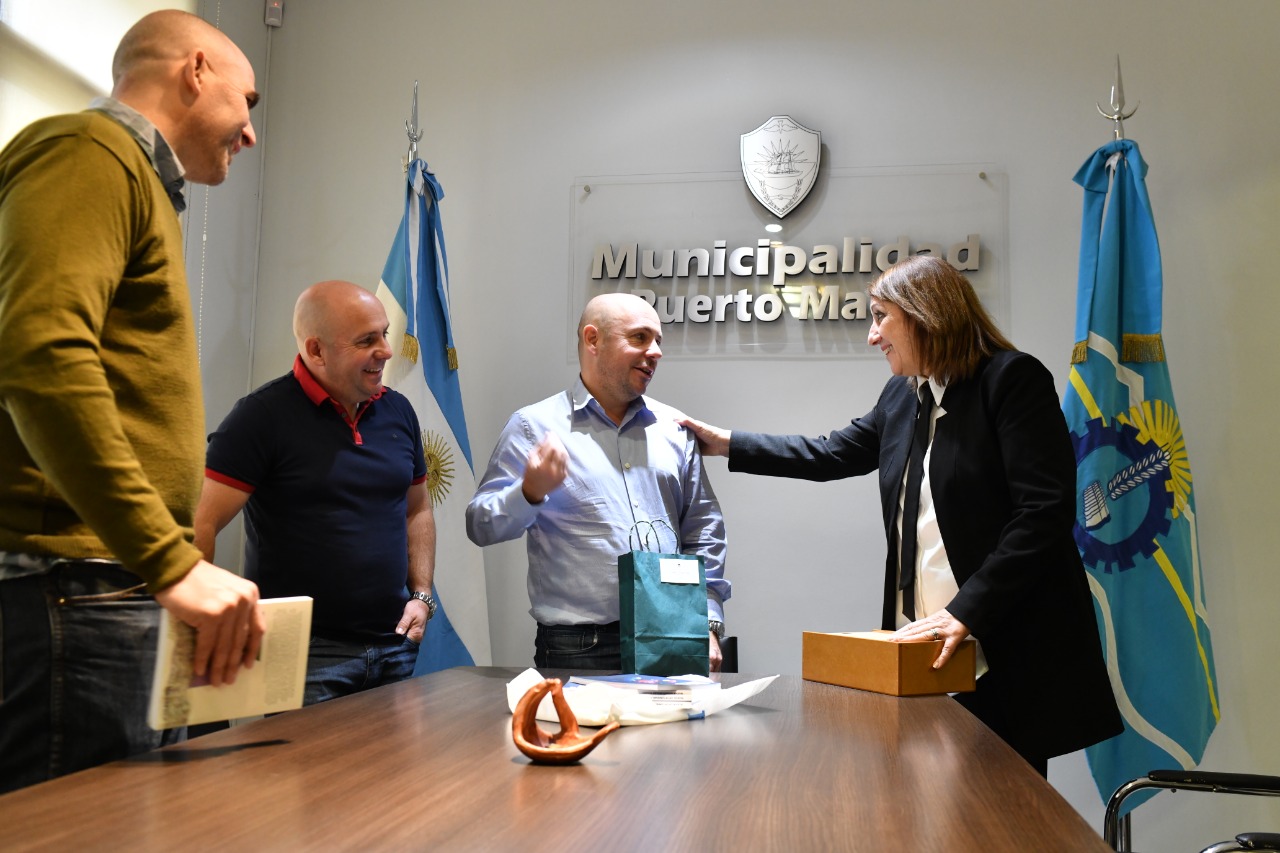 RICARDO SASTRE RECIBIÓ A LA INTENDENTA DE ROSARIO