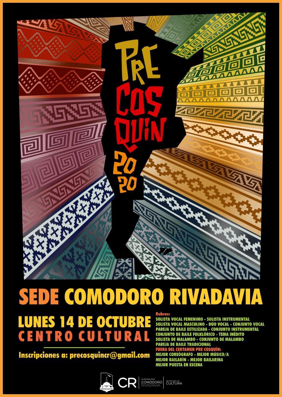 SE ENCUENTRAN ABIERTAS LAS INSCRIPCIONES PARA EL CERTAMEN “NUEVOS VALORES PRE COSQUÍN 2020”