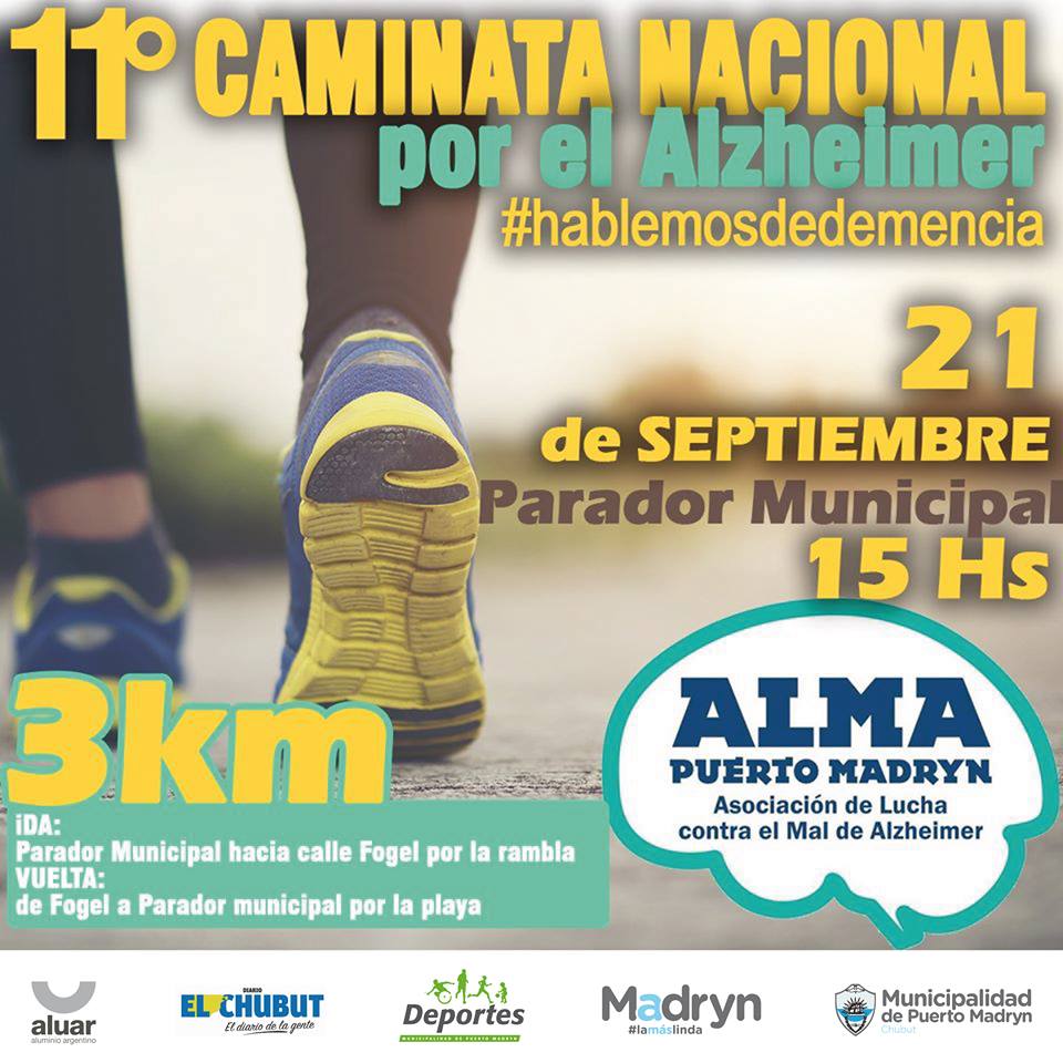 REALIZARÁN UNA CAMINATA POR EL DÍA MUNDIAL DEL ALZHEIMER