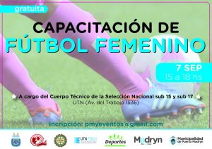 LA SELECCIÓN ARGENTINA FEMENINA DE FÚTBOL SUB 17 LLEGA A PUERTO MADRYN 