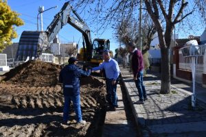 SASTRE DESTACÓ EL COMIENZO DE LA OBRA DE PAVIMENTACIÓN EN EL CONSORCIO JUAN B. JUSTO