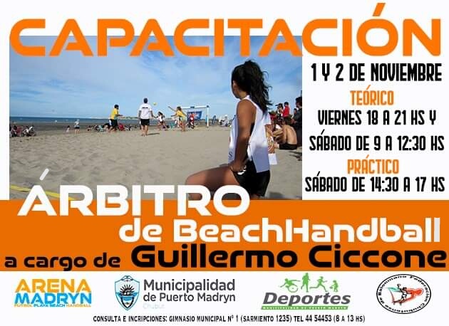 DICTARÁN CAPACITACIÓN PARA ÁRBITRO DE BEACH HANDBALL