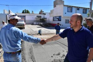 SASTRE DESTACÓ “LOS AVANCES CONCRETOS DE LA OBRA DE PAVIMENTACIÓN DEL BARRIO JUAN B. JUSTO”