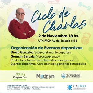 ÚLTIMA CHARLA DEL CICLO SOBRE GESTIÓN Y MARKETING DEPORTIVO