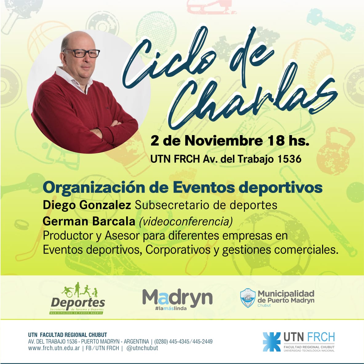 ÚLTIMA CHARLA DEL CICLO SOBRE GESTIÓN Y MARKETING DEPORTIVO