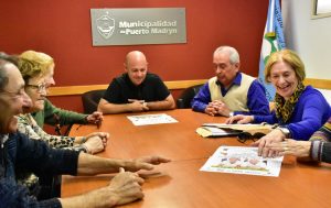 RICARDO Y GUSTAVO SASTRE, CON EL CENTRO DE JUBILADOS