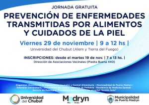 REALIZARÁN JORNADA DE PREVENCIÓN DE ENFERMEDADES TRANSMITIDAS POR ALIMENTOS Y CUIDADOS DE LA PIEL 