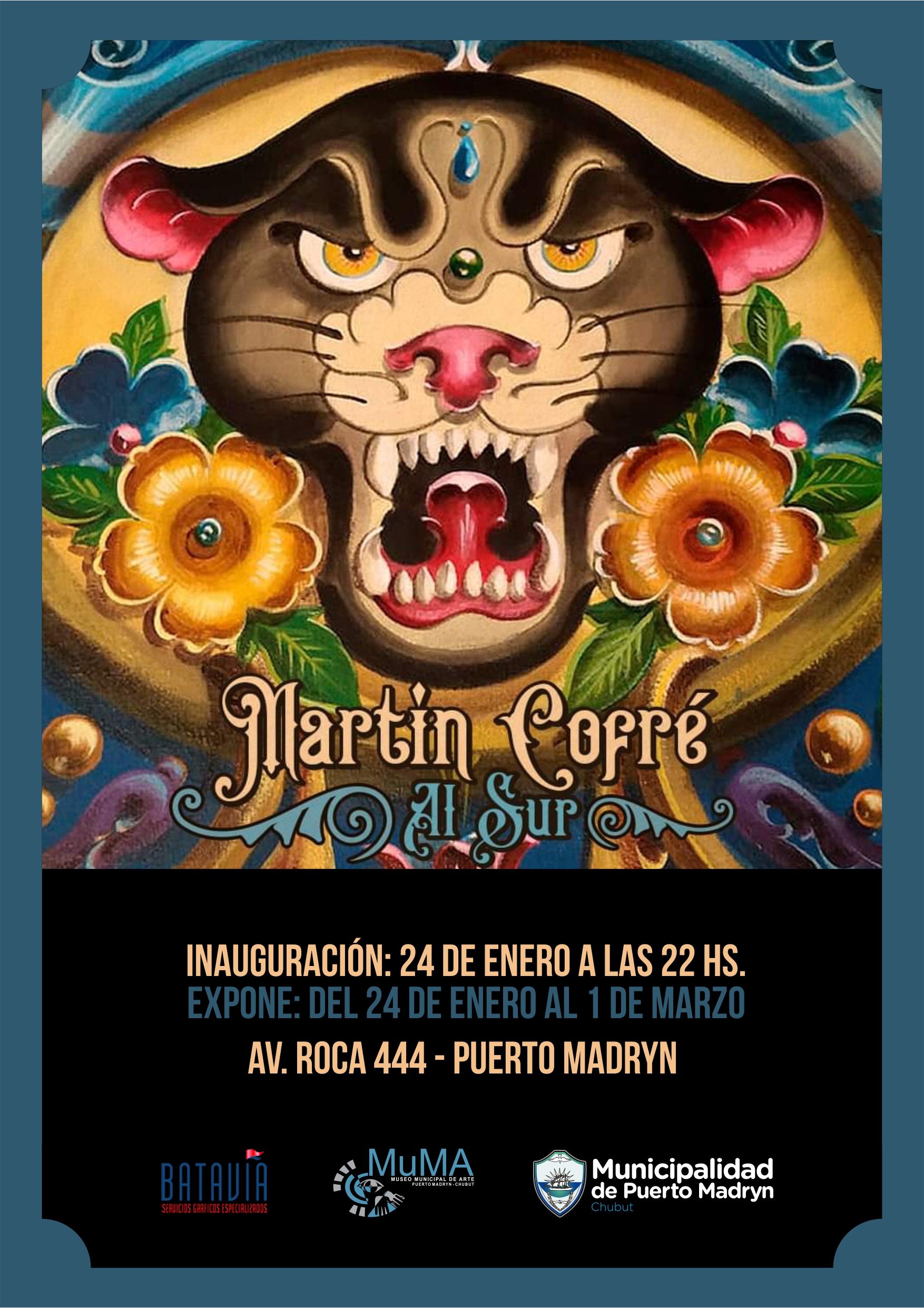 MARTÍN COFRÉ PRESENTA SU MUESTRA “AL SUR”