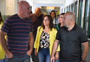 GUSTAVO SASTRE SUPERVISÓ LAS TAREAS DE REFACCIÓN EN LAS ESCUELAS MUNICIPALES