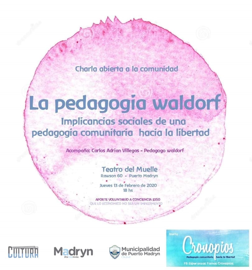 INVITAN A CHARLA ABIERTA SOBRE LA PEDAGOGÍA WALDORF