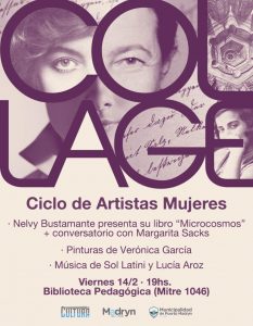 MAÑANA HABRÁ UN ENCUENTRO DE ARTISTAS MUJERES EN LA BIBLIOTECA PEDAGÓGICA