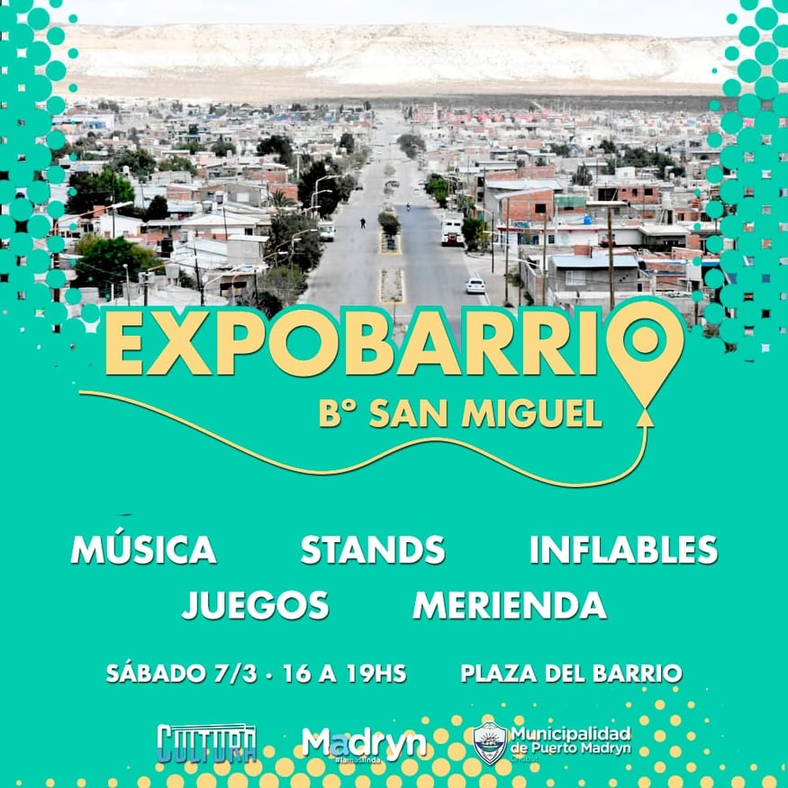 INVITA A LA “EXPO BARRIO” EN LA PLAZA DEL SAN MIGUEL 
