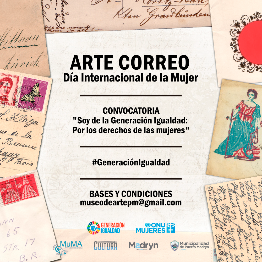 ONU MUJERES ACOMPAÑA LA CONVOCATORIA DE ARTE CORREO DEL MUSEO MUNICIPAL 