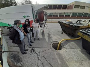 COMENZÓ LA LIMPIEZA DEL PLUVIAL DE LA CALLE VILLEGAS