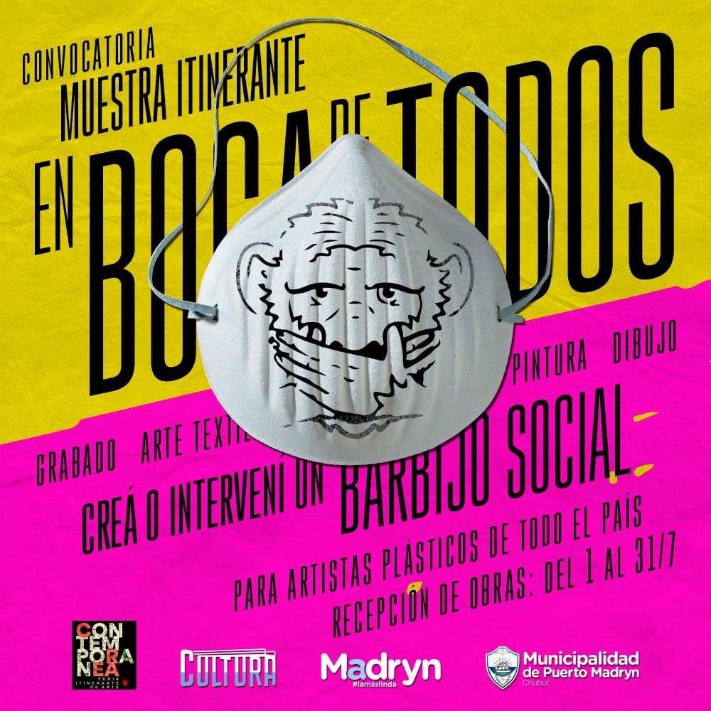 ABREN CONVOCATORIA A ARTISTAS ARGENTINOS PARA CREAR BARBIJOS SOCIALES