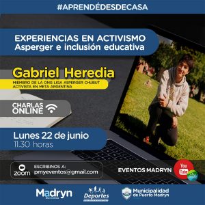 NUEVA SEMANA DEL CICLO DE CHARLAS ABIERTAS PARA TODO PÚBLICO