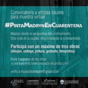 ABREN CONVOCATORIA A ARTISTAS LOCALES PARA MUESTRA VIRTUAL