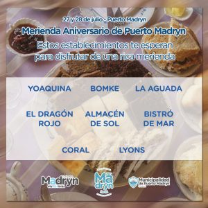 MERIENDA 155° ANIVERSARIO DE PUERTO MADRYN