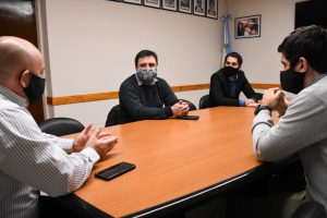 SASTRE RECIBIÓ AL NUEVO COORDINADOR NACIONAL DE MUNICIPIOS PATAGÓNICOS