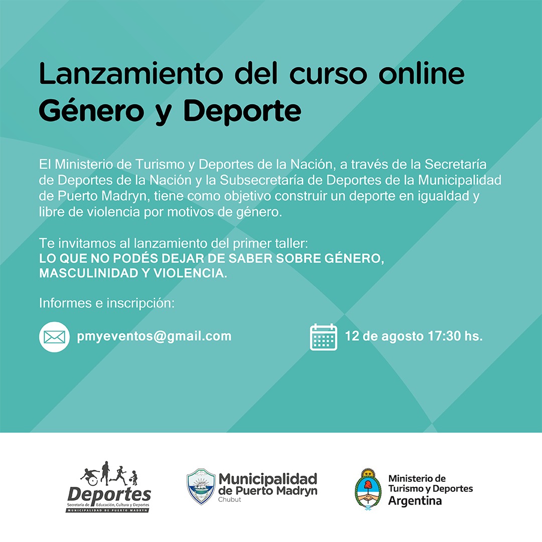 INVITAN A CAPACITACIÓN SOBRE GÉNERO Y DEPORTE