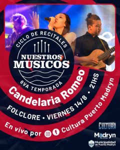 CONTINÚA EL CICLO DE RECITALES “NUESTROS MÚSICOS” EN MODO VIRTUAL