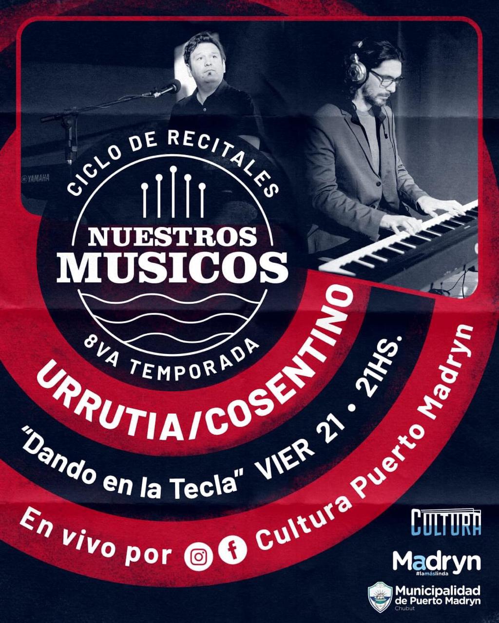 ESTE VIERNES SIGUE EL CICLO DE RECITALES “NUESTROS MÚSICOS” EN MODO VIRTUAL