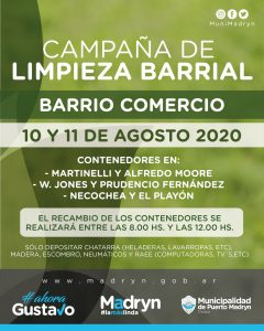 CAMPAÑA DE LIMPIEZA EN EL BARRIO COMERCIO