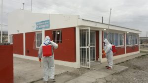 MADRYN INTENSIFICA EL PLAN DE DESINFECCIÓN DE ESPACIOS PÚBLICOS