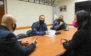 SASTRE RECIBIÓ A REPRESENTANTES DE INFANTERÍA DE LA POLICÍA DEL CHUBUT