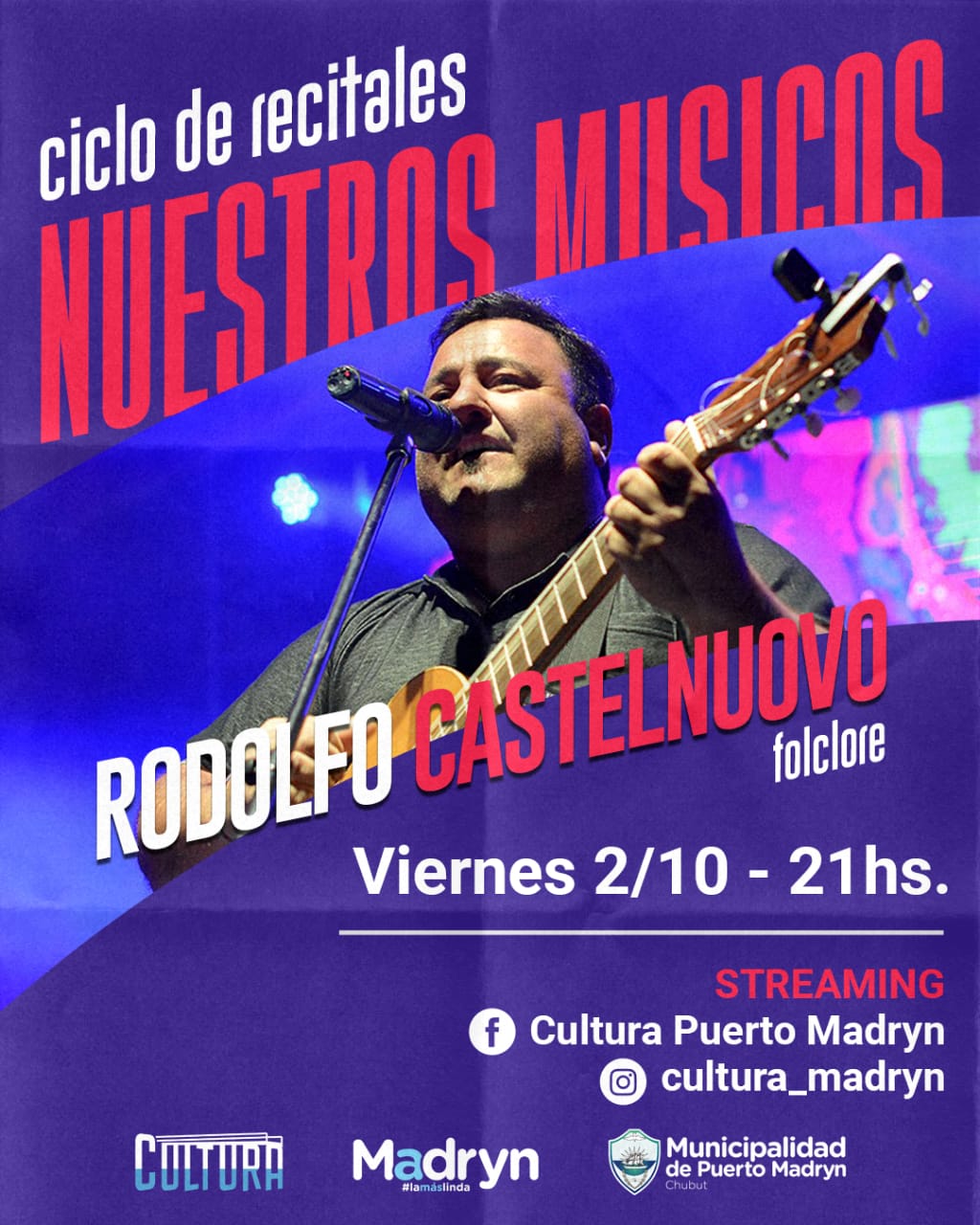 EL CICLO DE RECITALES “NUESTROS MÚSICOS” EN MODO VIRTUAL SIGUE ESTE VIERNES
