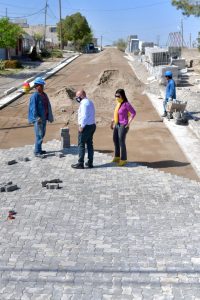 SASTRE DESTACÓ LOS AVANCES DE LA PAVIMENTACIÓN DE LA CALLE PARANÁ  