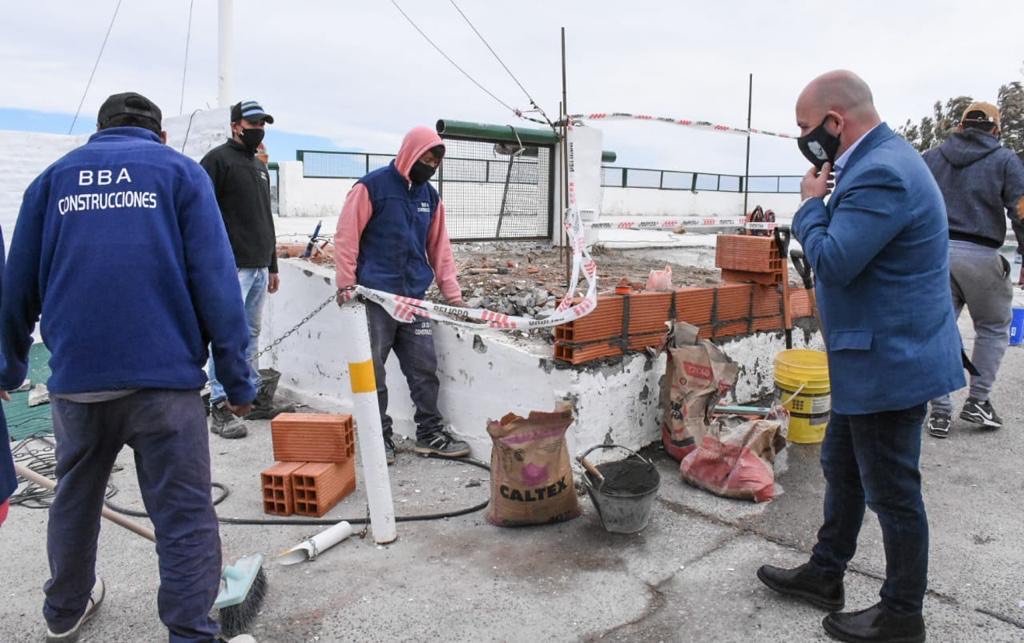 SASTRE SUPERVISÓ LAS OBRAS DE REFACCIÓN EN EL MUSEO “DEL DESEMBARCO”